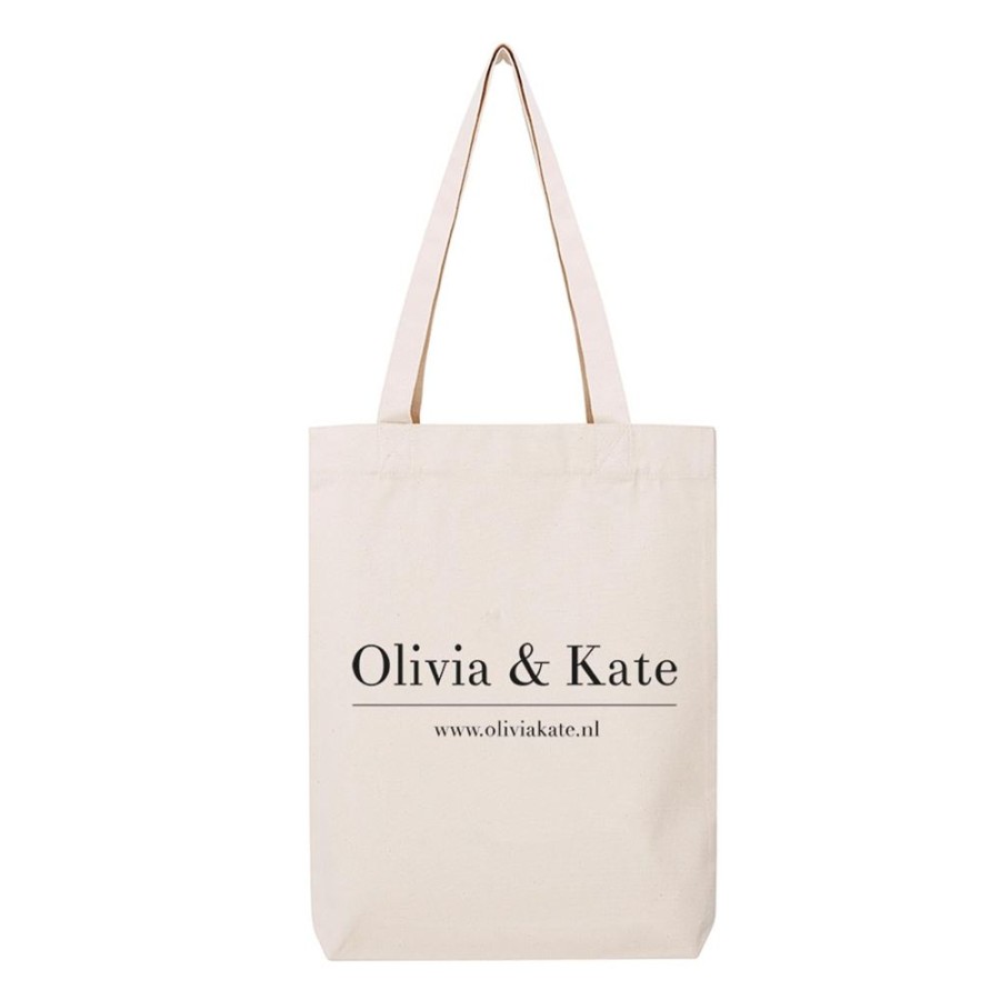 Kleding Sunset Fashion  | Creme Olivia & Kate Canvas - Tas