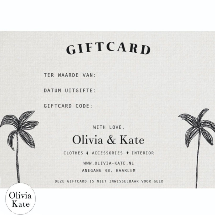 Sieraden Olivia  Kate  | Olivia & Kate Giftcard